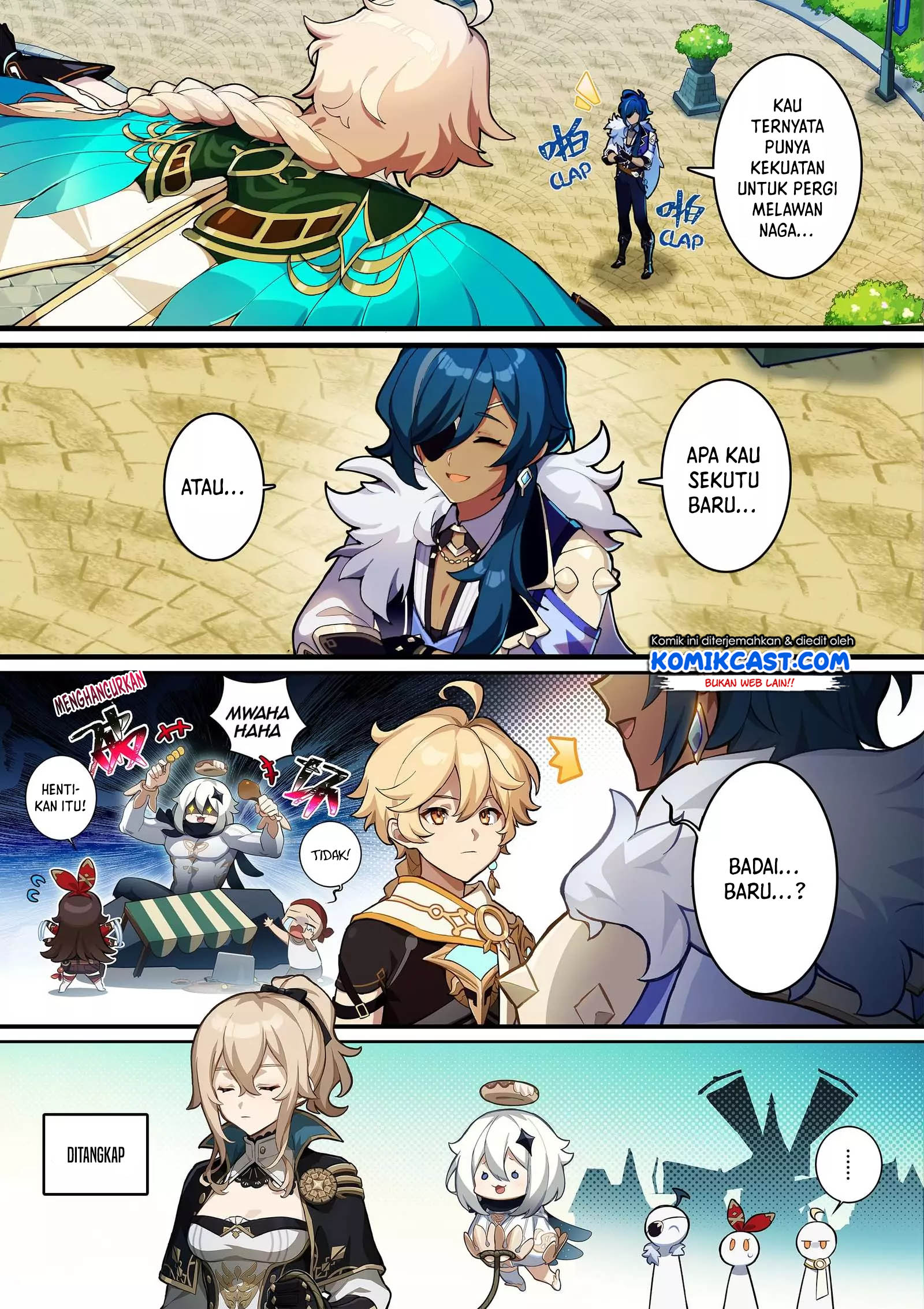 Genshin Impact 4-koma chapter 10